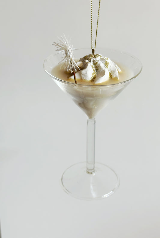 I’m Dreaming of a white Christmas Martini Ornament