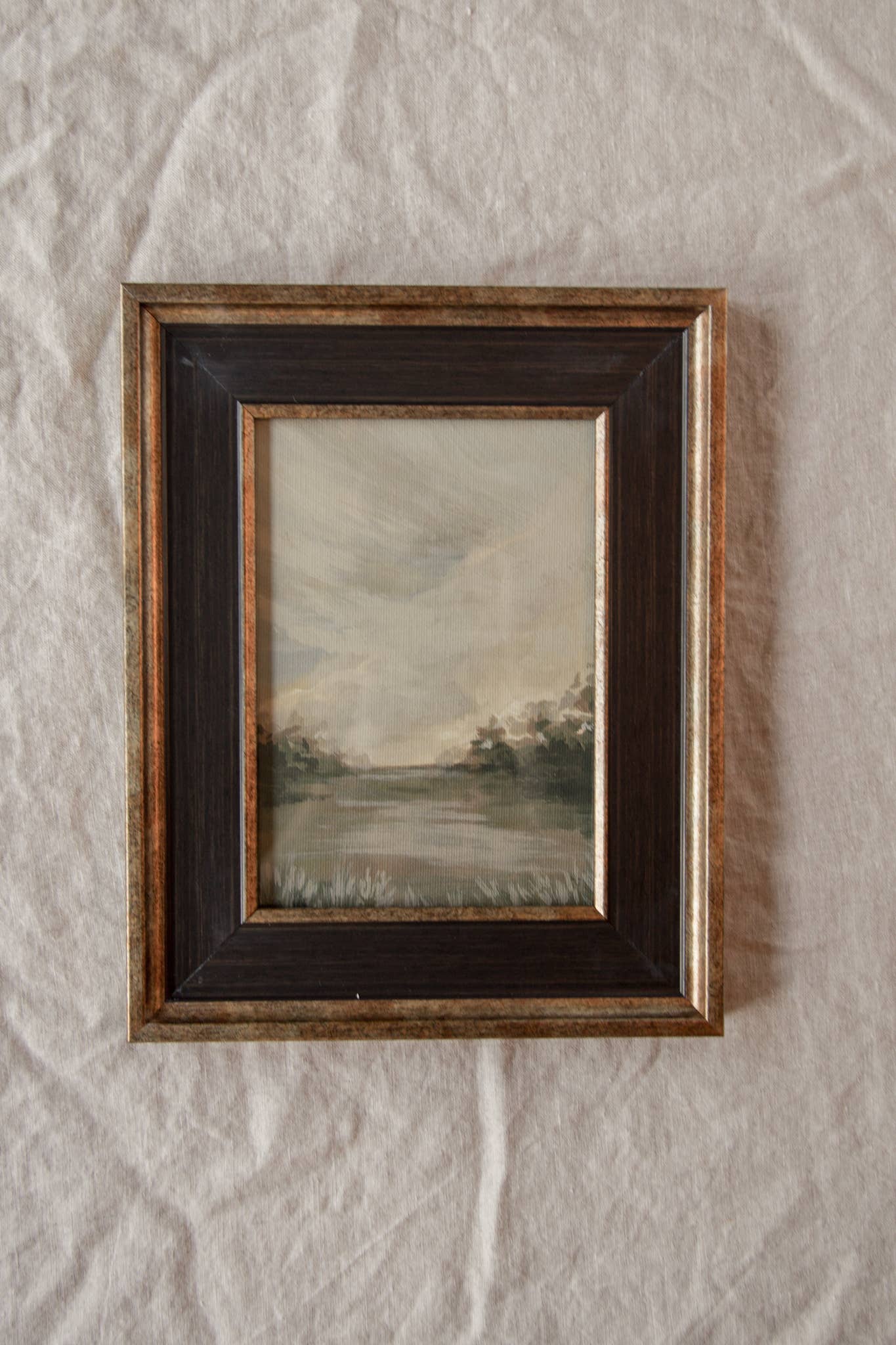 Antique Style Framed Art Print-Landscape-"Alive in the Light