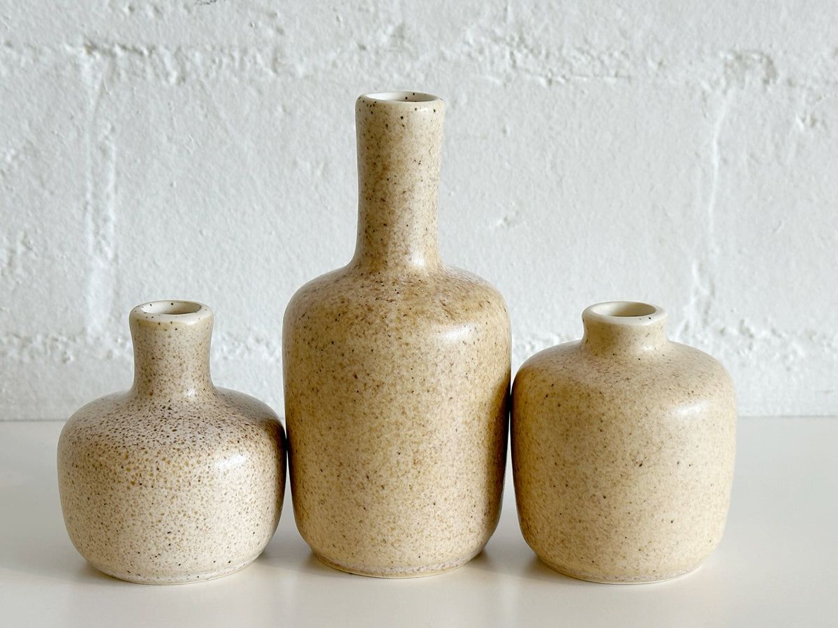 BEIGE MINI VASES