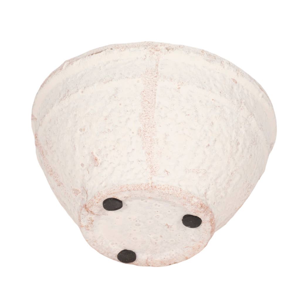 Ceramic Sea Salt and Lemon Bowl Candle - White, 14 Oz