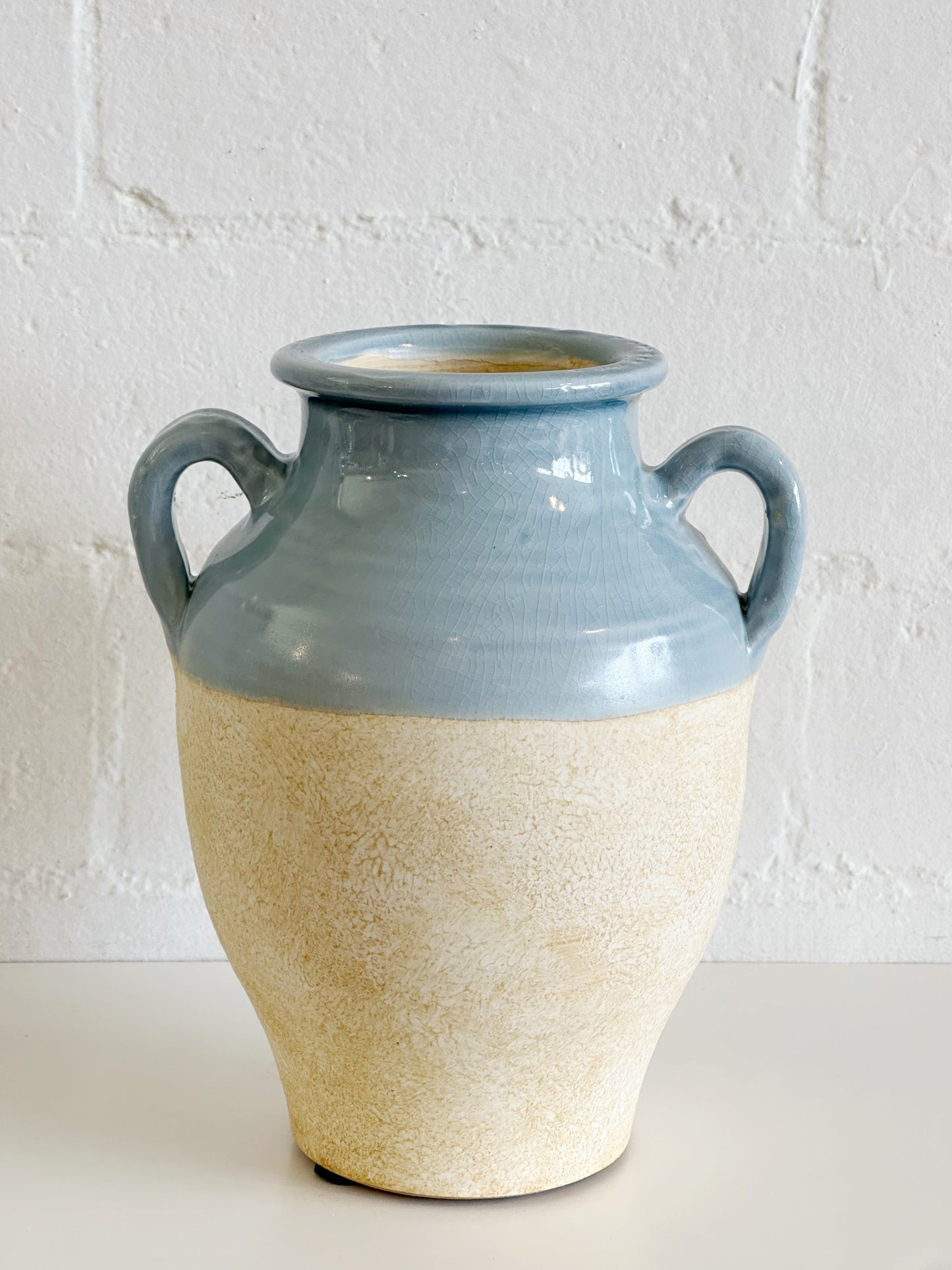 Blue/Natural Vase