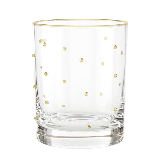 Glass-Gold Beaded