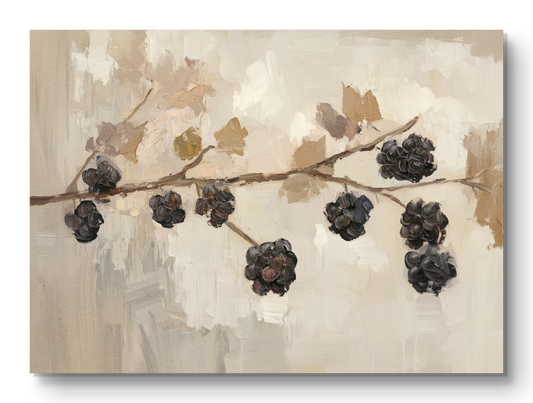Fruit of the spirit - Blackberries print: (unframed) /10x8