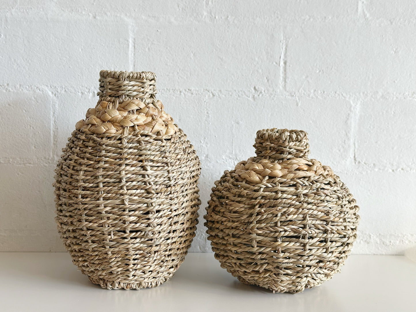 Woven Seagrass Vase