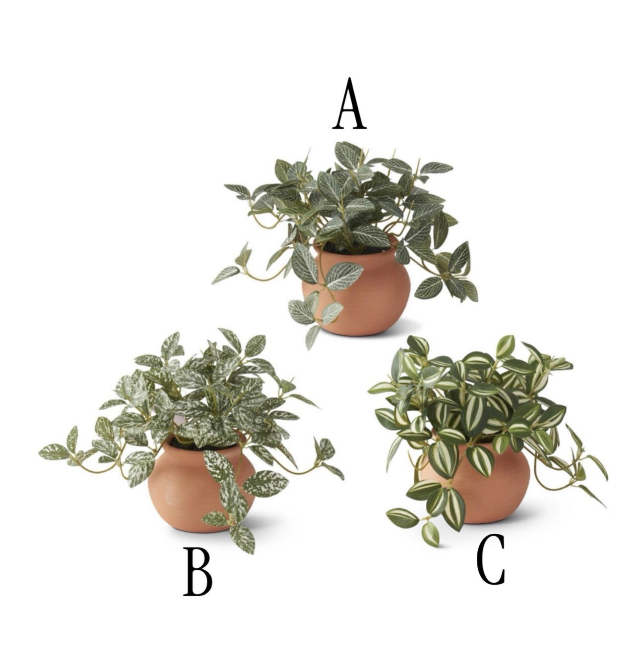 CERAMIC POTTED PLANTS (3 STYLES TO CHOOE FROM)