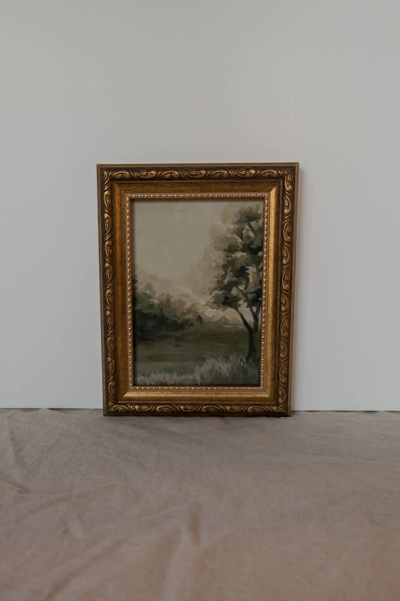 Antique Style Framed Art Print-Landscape-"Families Restored"