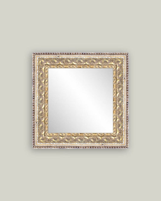 Fancy Gold Framed Mirror: 6x6