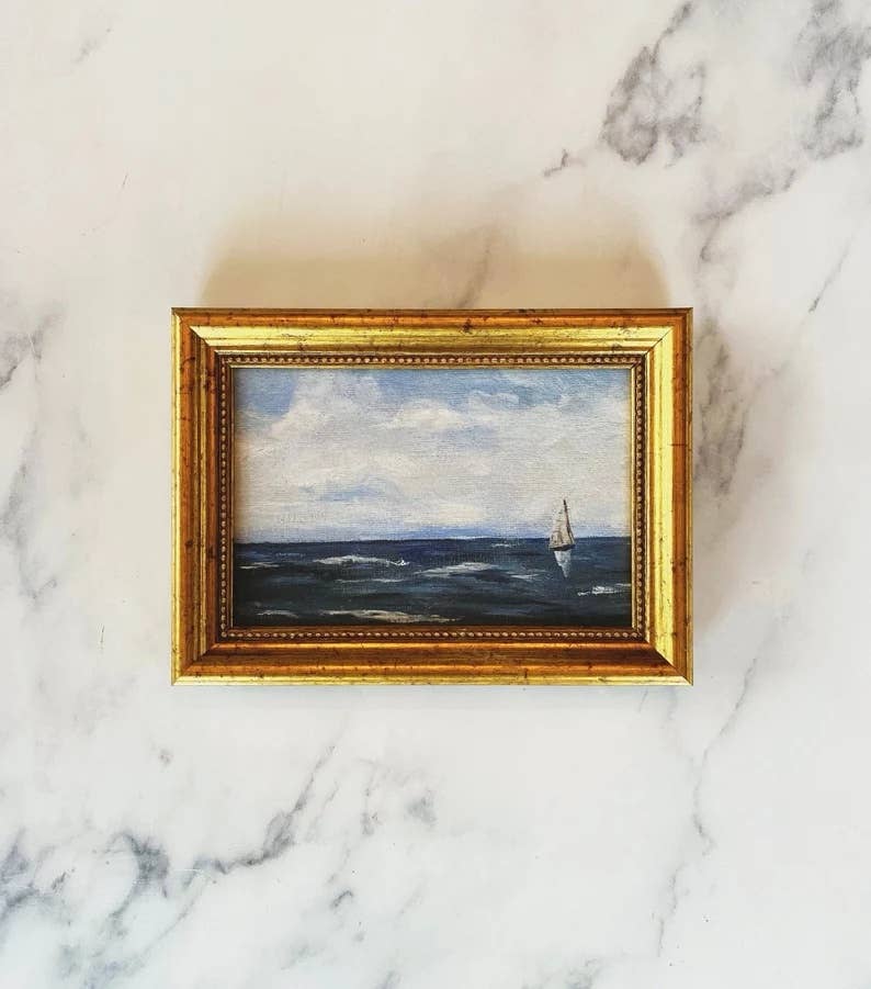 SAILBOAT NO. 6 - Art Print (unframed): 5x7"