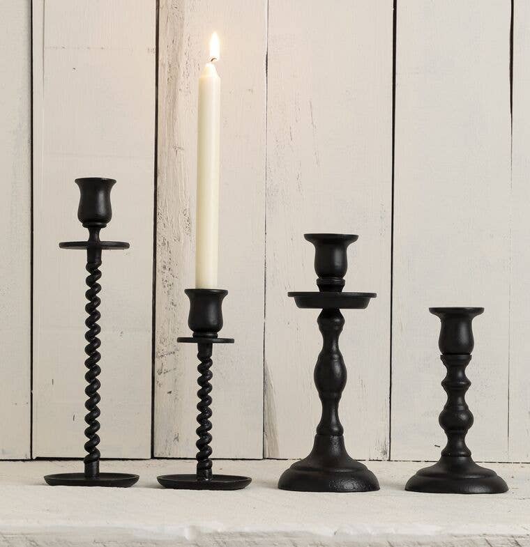 Corkscrew Taper Holder Black Small