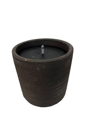 ROUND BLACK CANDLE