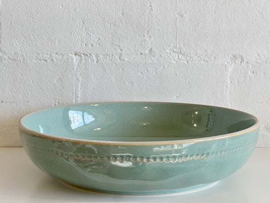 Aqua Green Stoneware Bowl