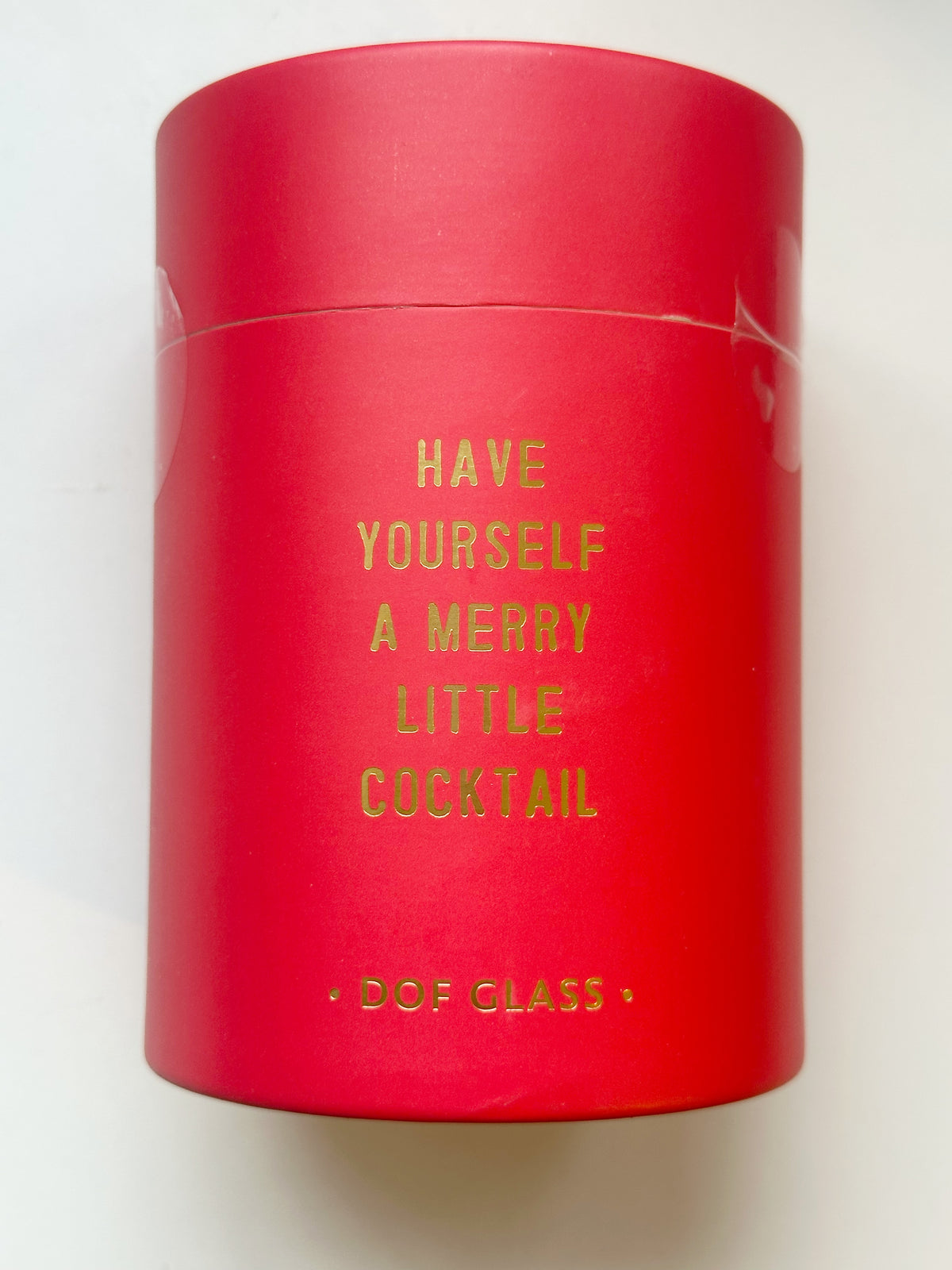 Have Yourself A Merry Little Cocktail Wine Glass