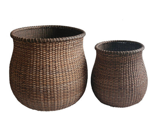 Rattan Urn Basket