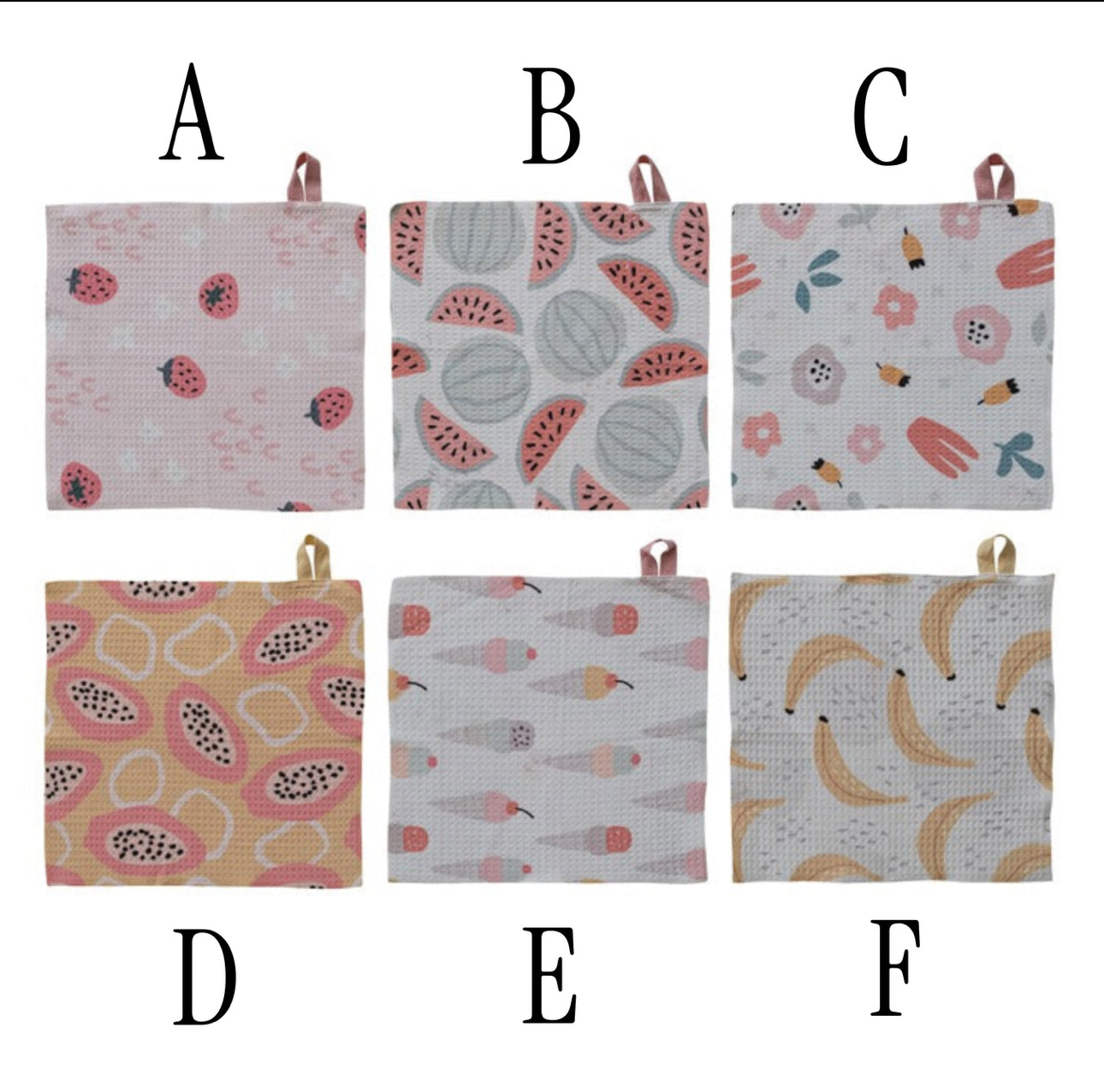 Printed Recycled Microfibre Dish Cloth