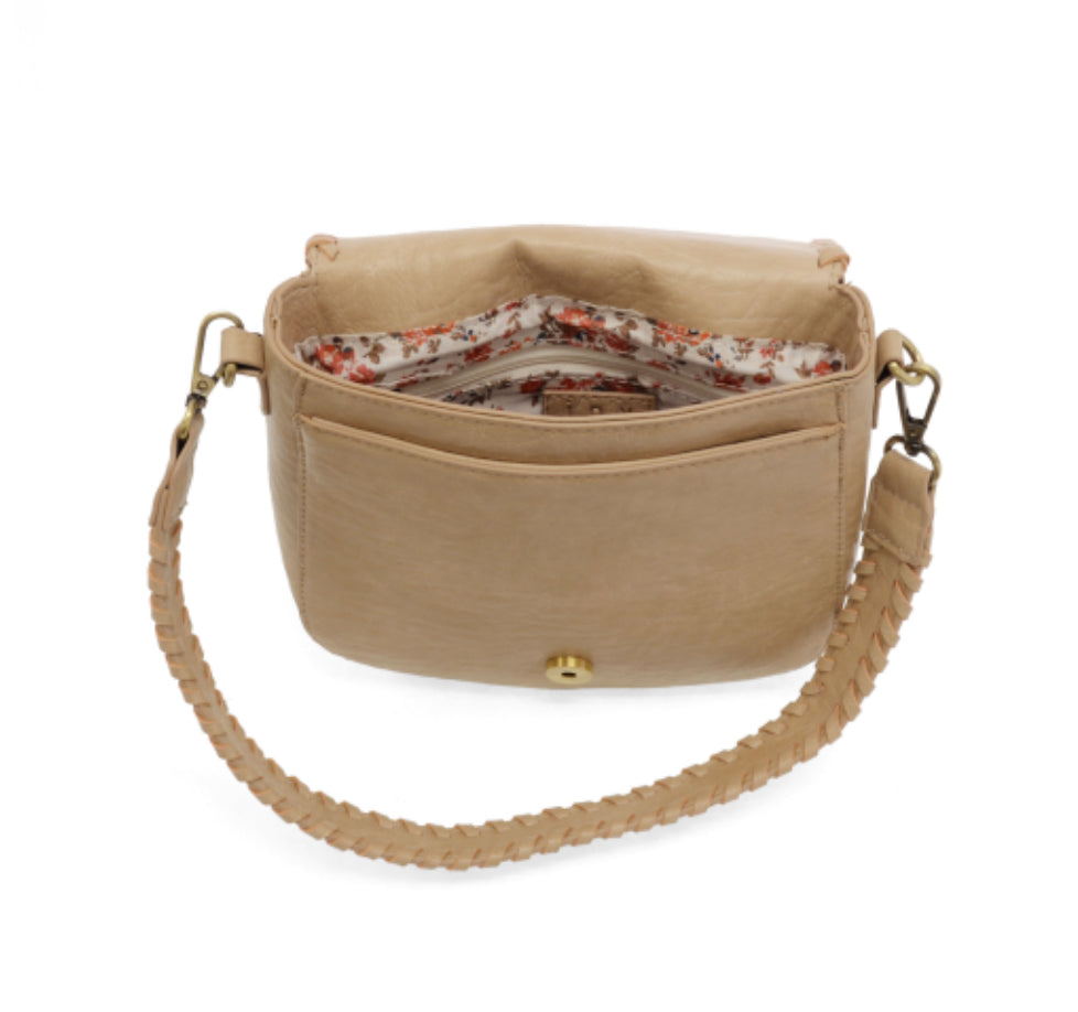 Buff Annie Whipstitch Saddle Crossbody