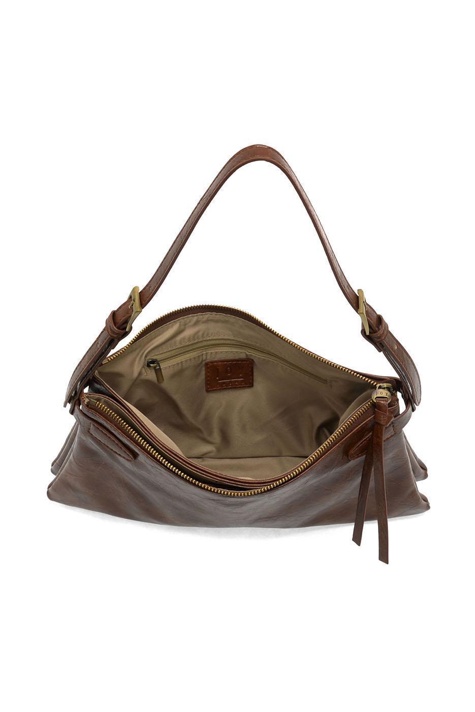Eve Trapeze Shoulder Bag - Saddle