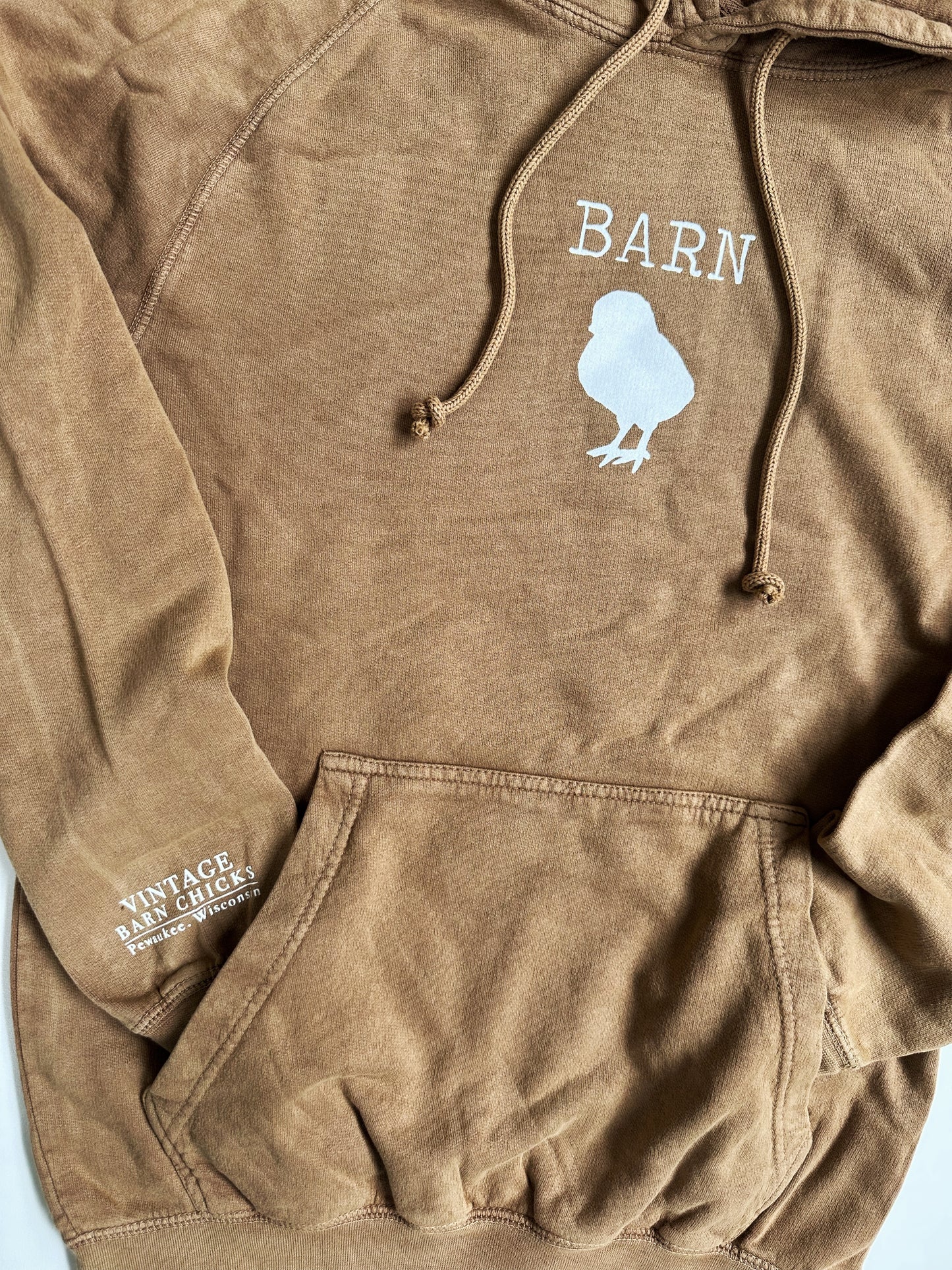 BARN Chick Hoodie- Camel Color