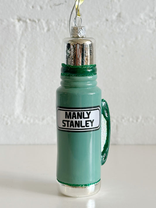 Manly Stanley Thermos Ornament