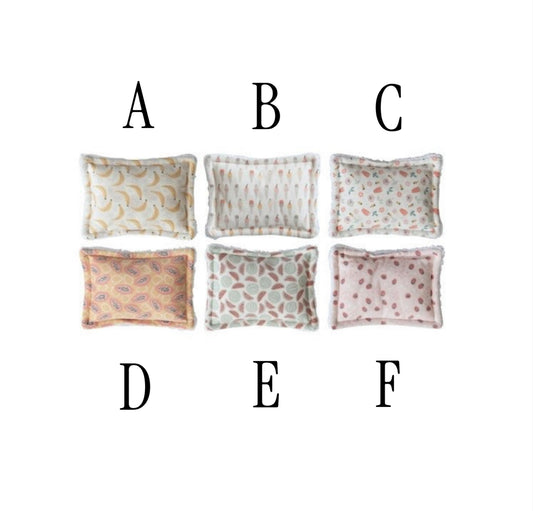 Mesh & Cotton Terry Printed Scrubby