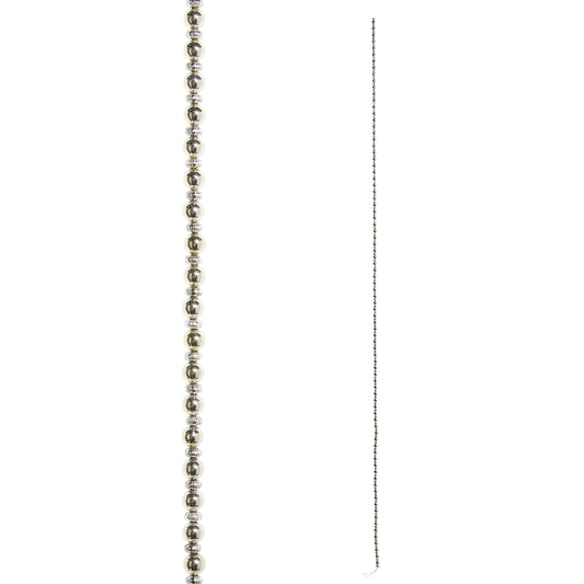 Silver And Gold Beaded Garland