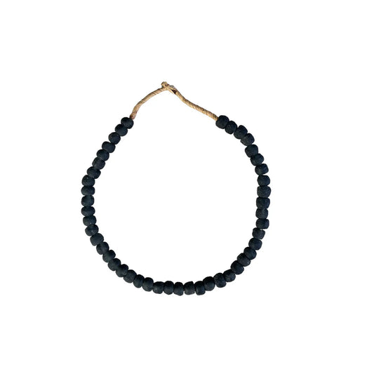 Recycled Glass Beads Black Small