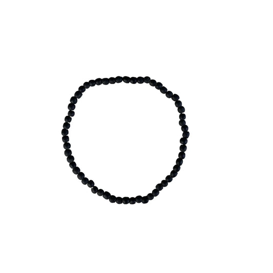 Recycled Glass Beads X-Small Black