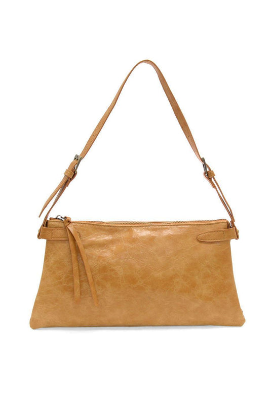 Eve Trapeze Shoulder Bag - Camel