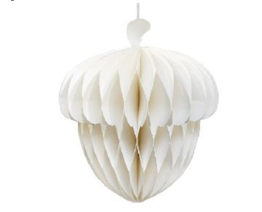 Paper Acorn Ornament