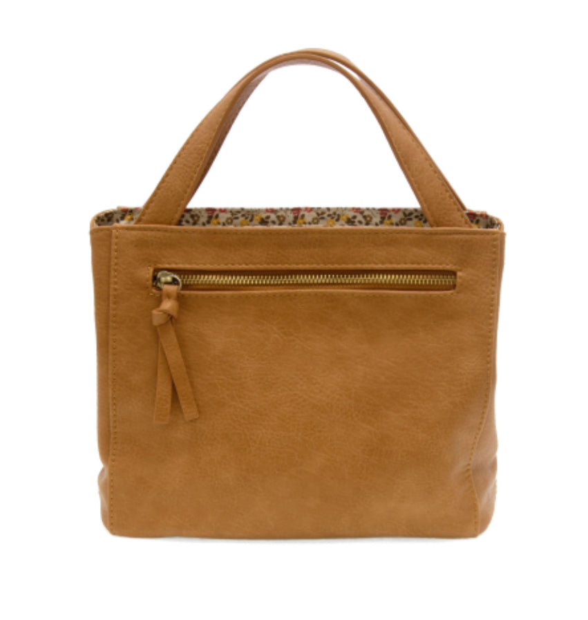 Mid Tan Brandi Convertible Crossbody Handbag