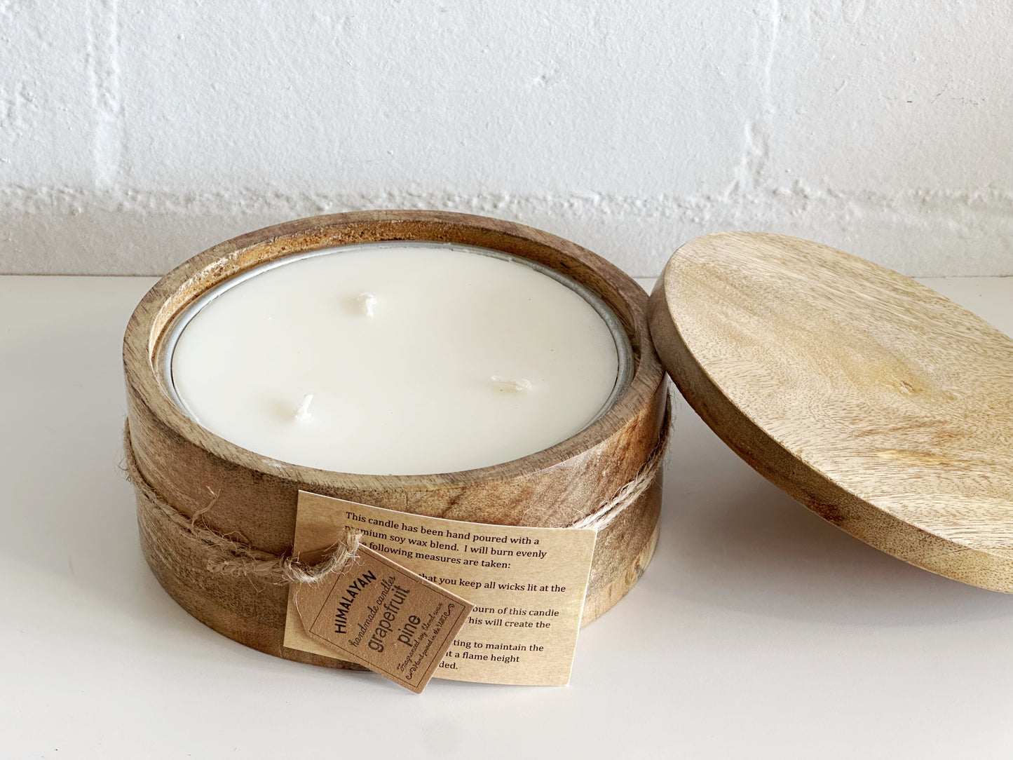 Grapefruit Pine Himalayan Mountain Barrel Candle