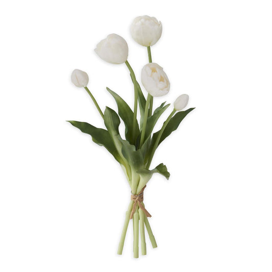 REAL TOUCH UV TULIP BUNDLE WHITE