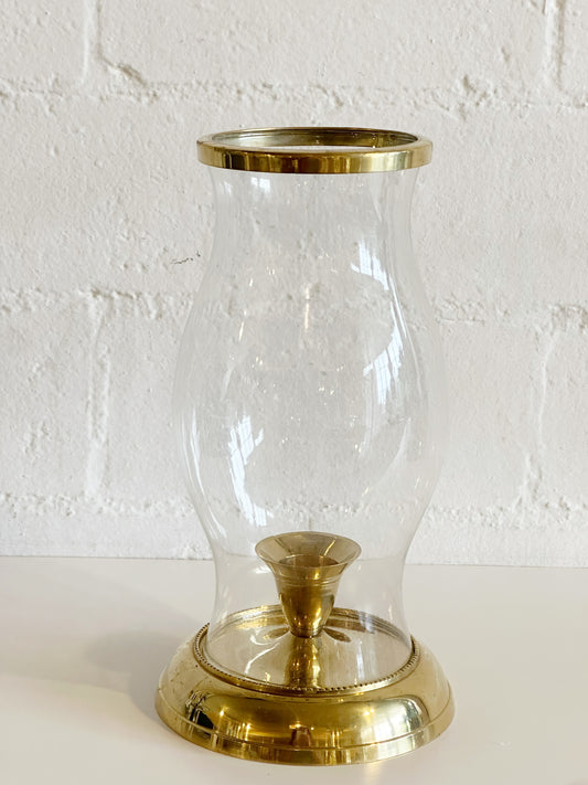 Hurricane Candle Stand with Glass ￼