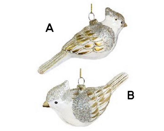 Glass Bird Ornament
