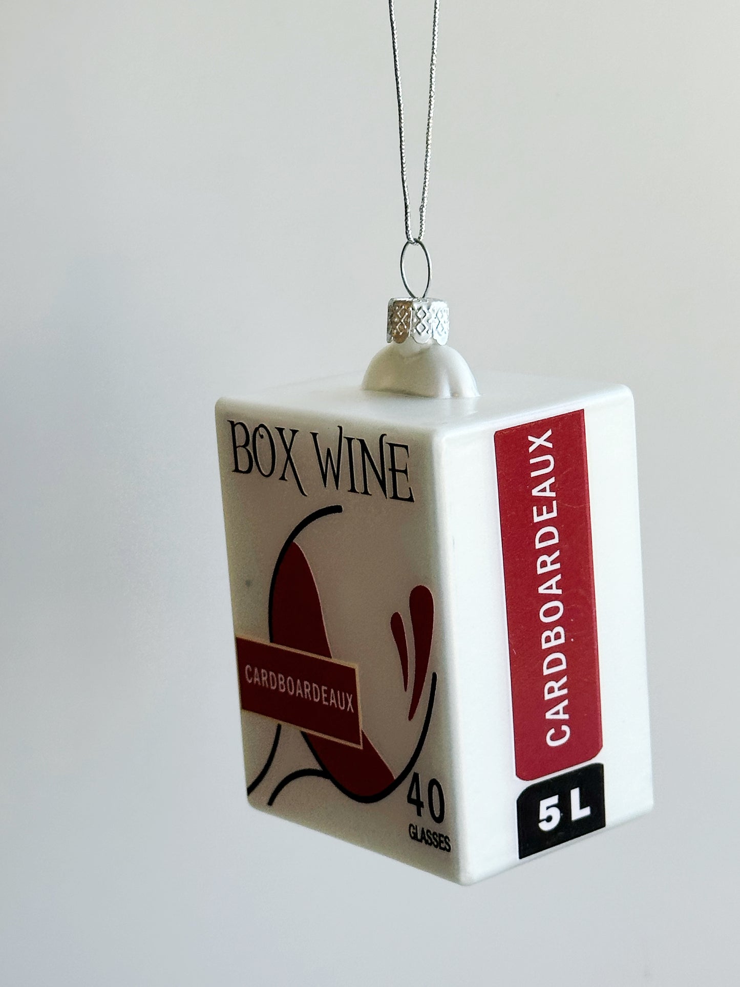 Boxed Wine Ornament