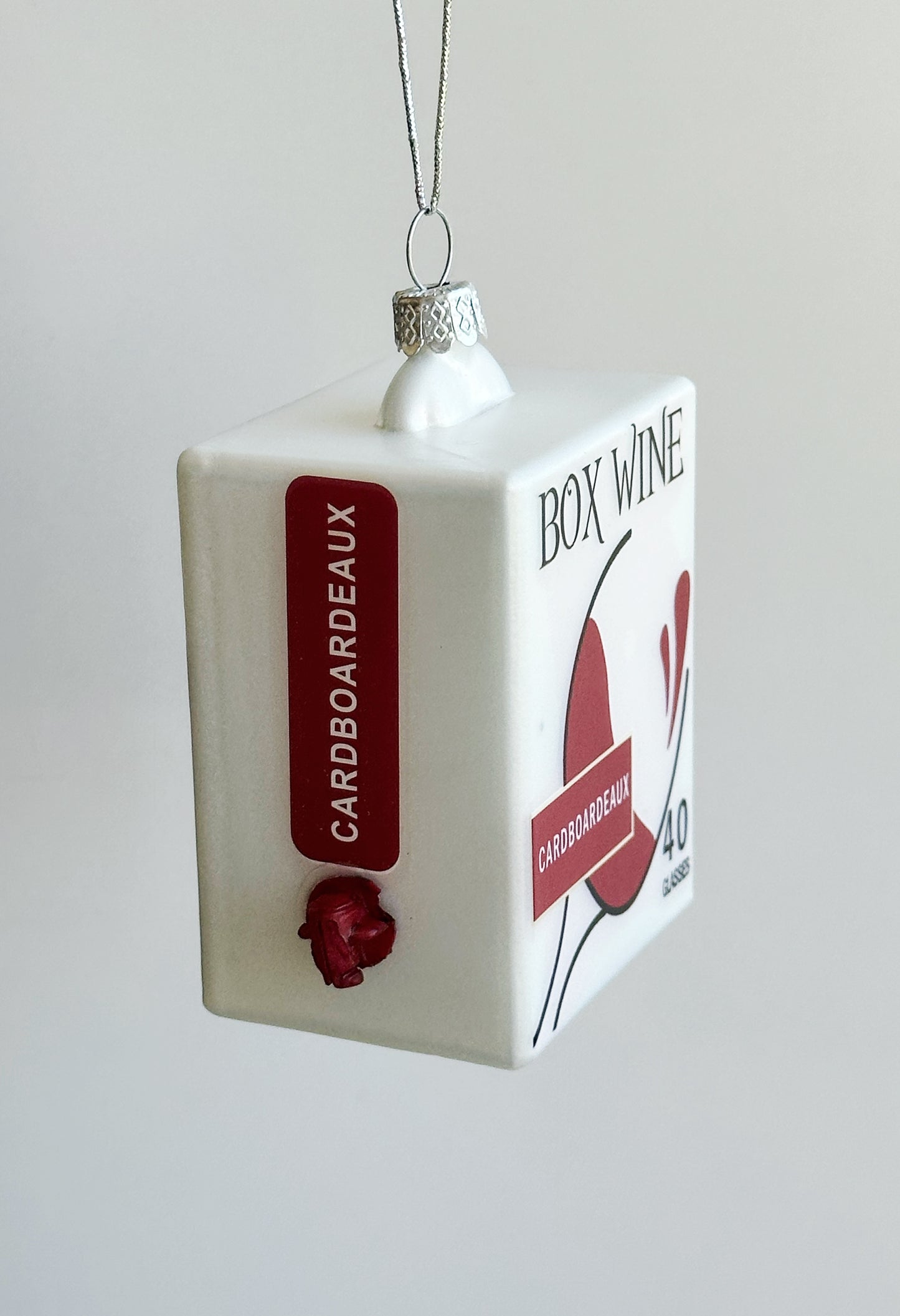 Boxed Wine Ornament