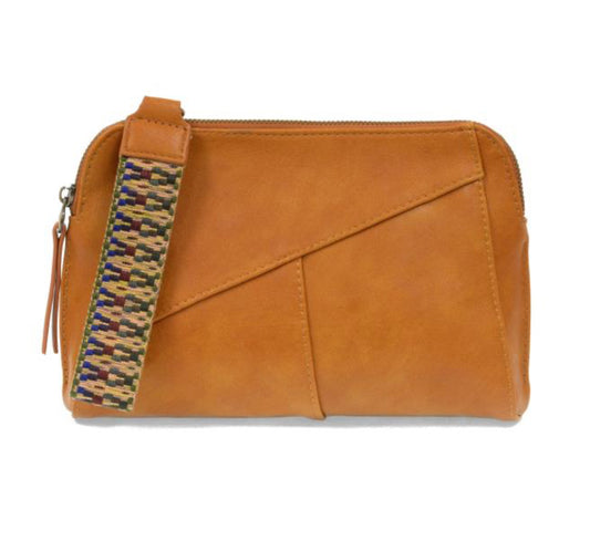 Honey Gigi Crossbody with Woven Wristlet Strap