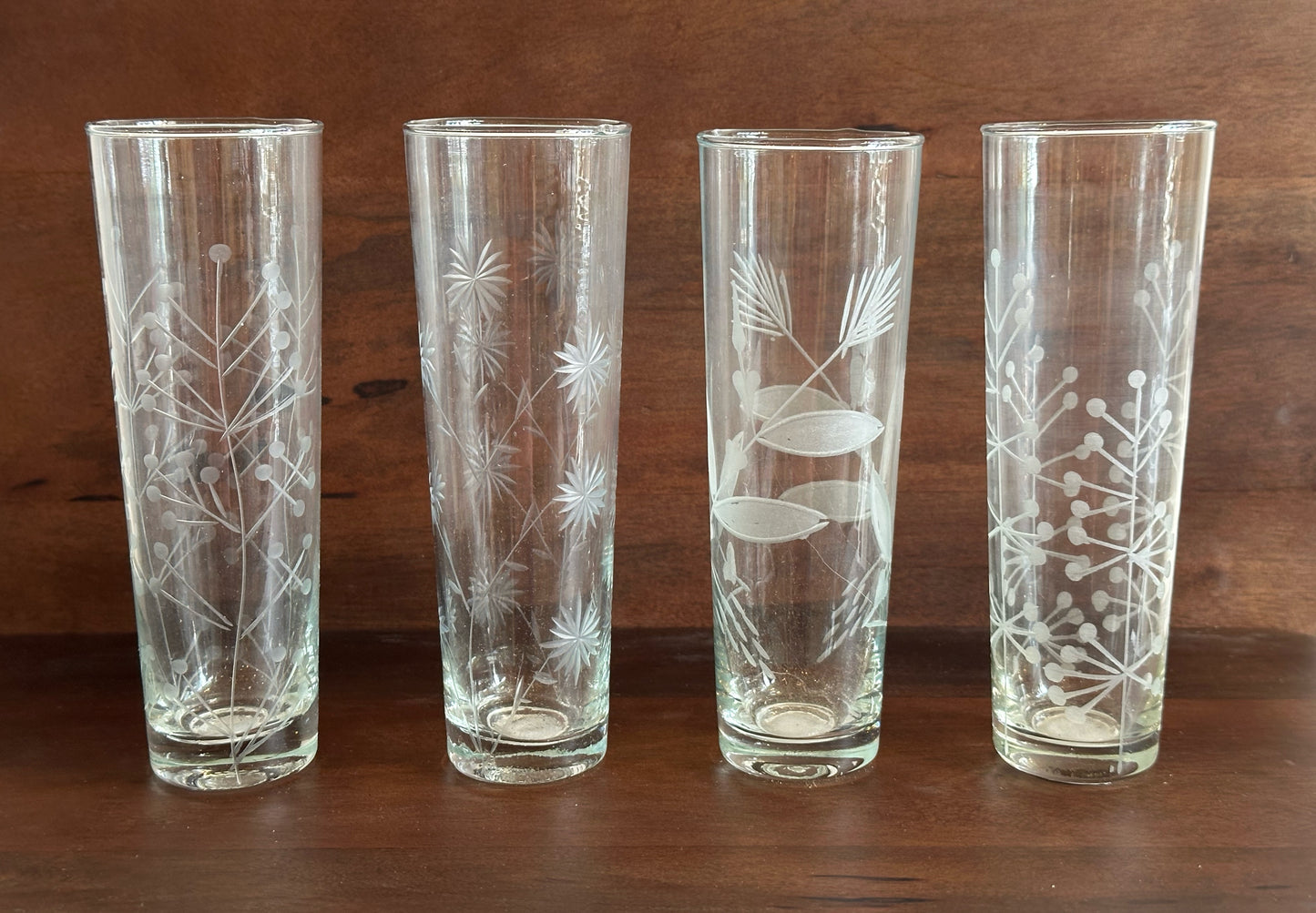 Hand-Blown Glass with Etched Botanicals