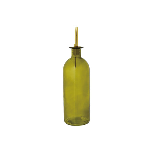 Olive Oil Cruet with Gold Metal Stopper