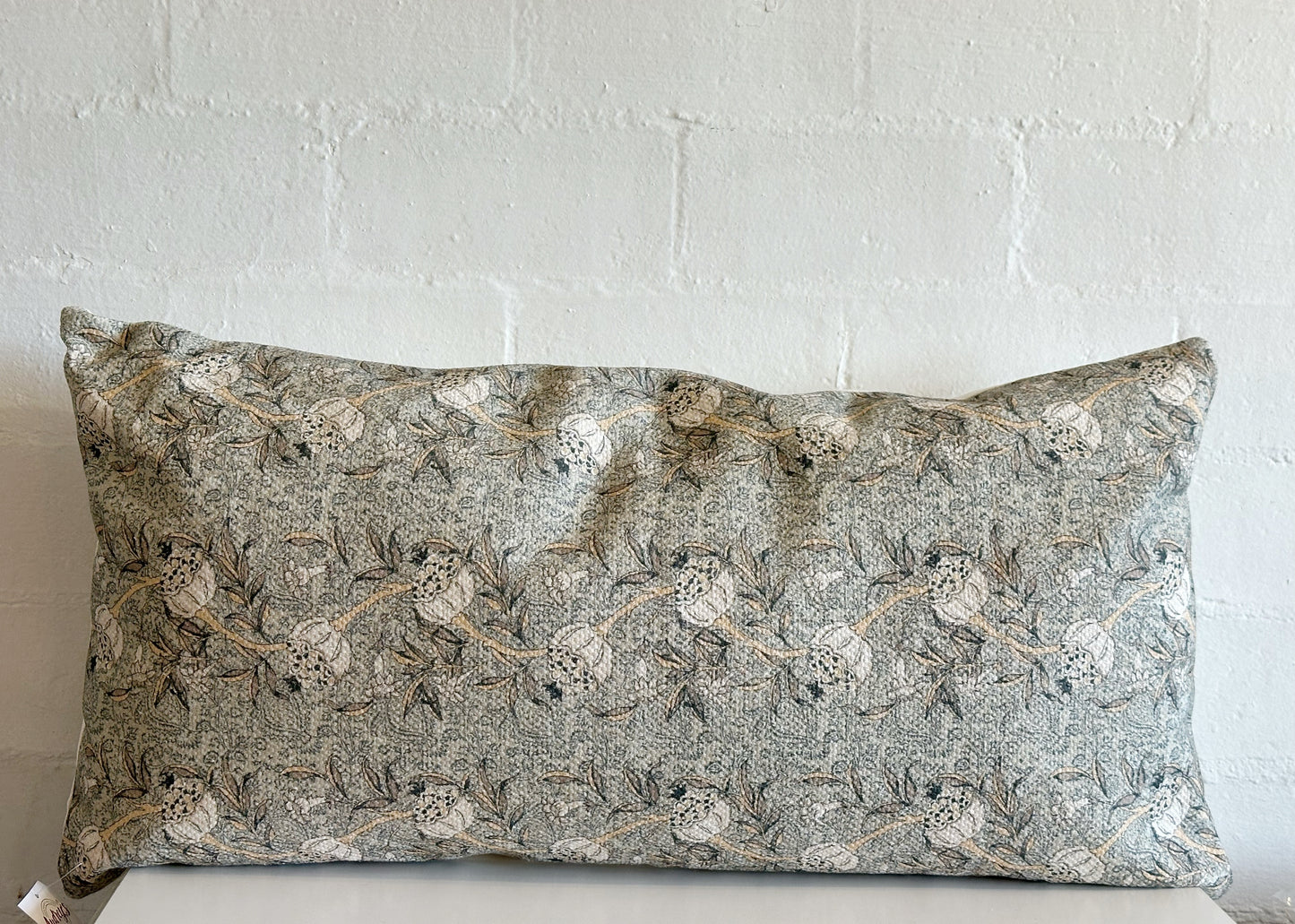Lumber Pillow - Dusty Blue Floral
