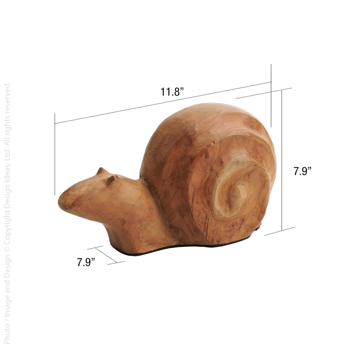 Roman™ snail sculpture