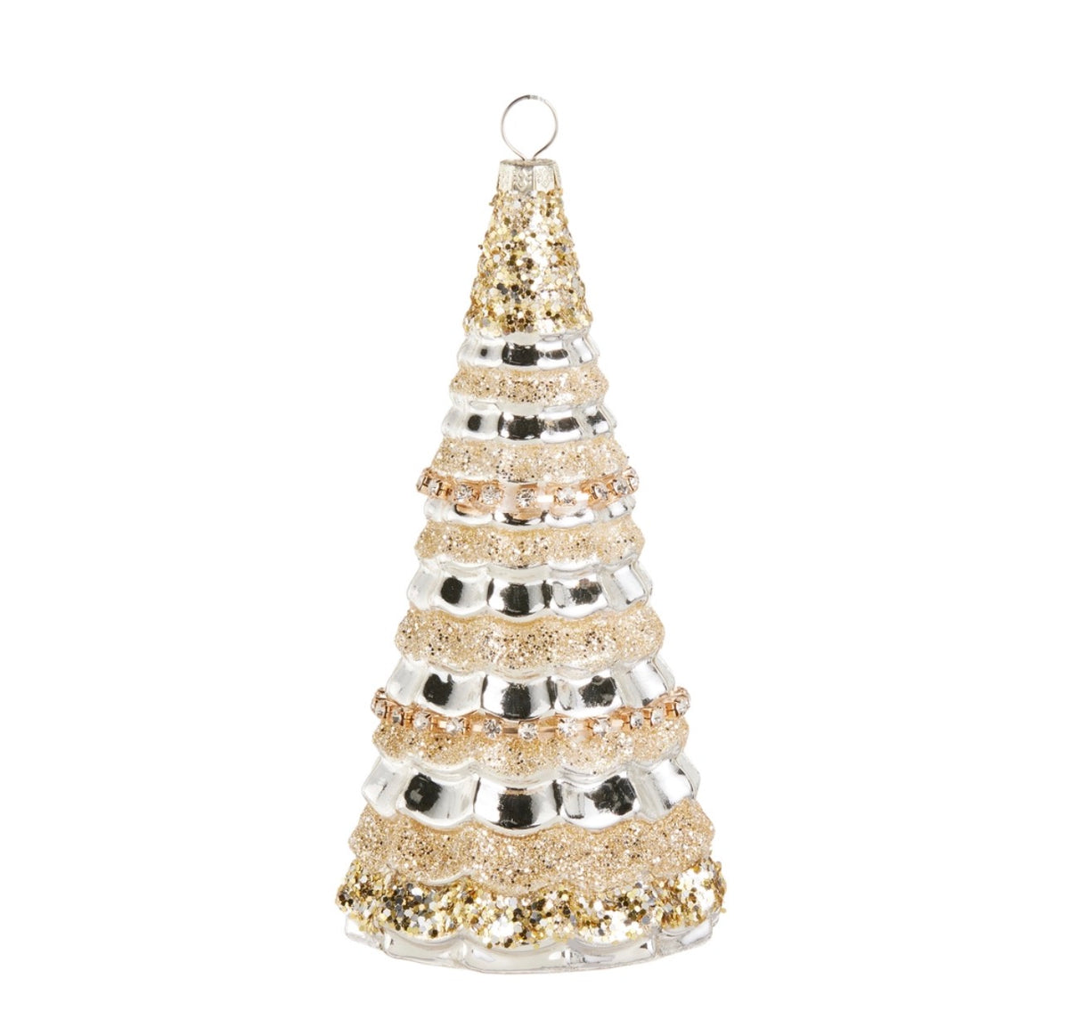 Silver And Gold Tree Ornament
