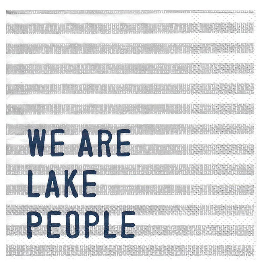 Cocktail Napkin - We are Lake People