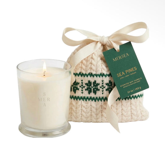 MERSEA - Holiday Stocking Bag Candle - Sea Pines Scent