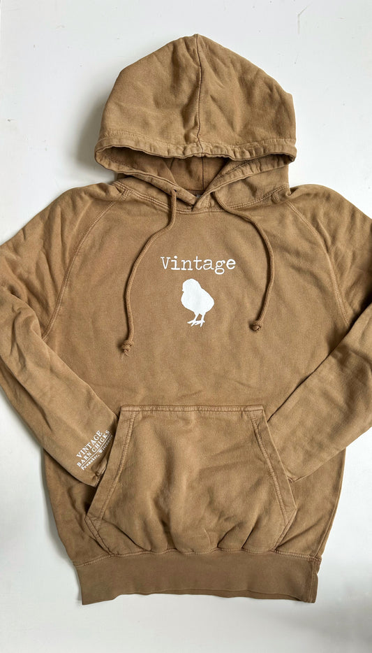 VINTAGE Chick Hoodie- Camel Color
