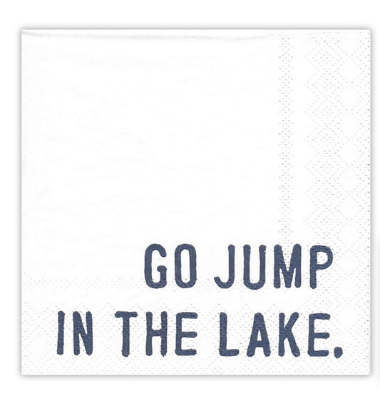 Cocktail Napkin - Go Jump In the Lake