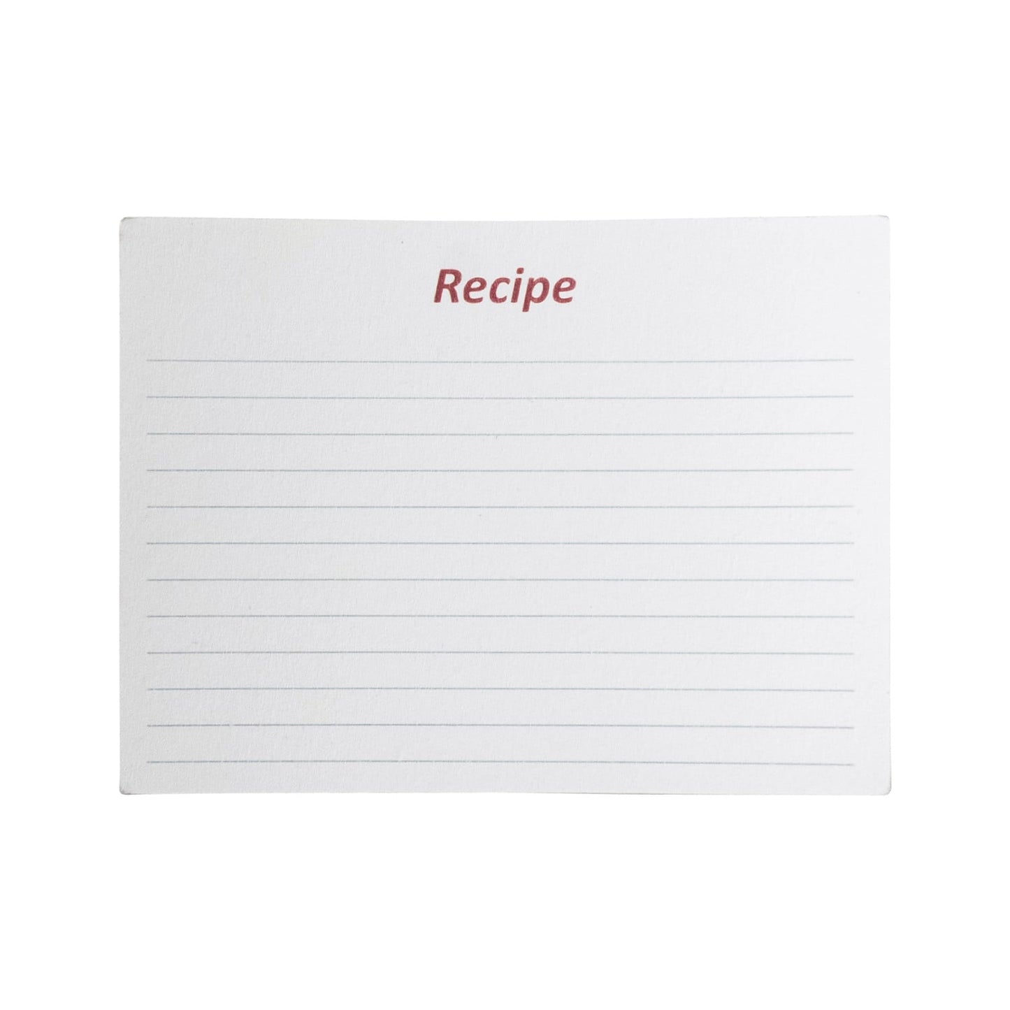 Etched Stainless Steel "Recipes" Box with 36 Recipe Cards, Gold Finish, Set of 37