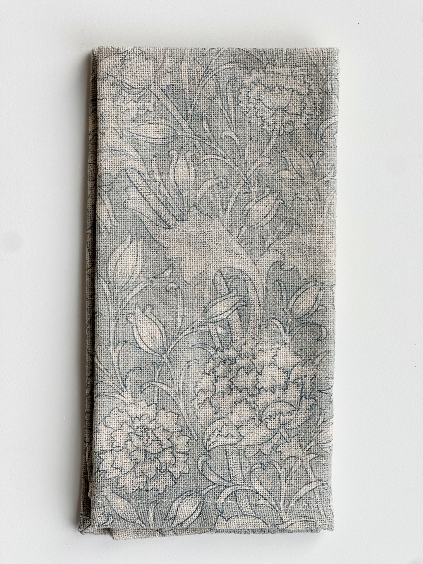 Blue Block Print Napkins