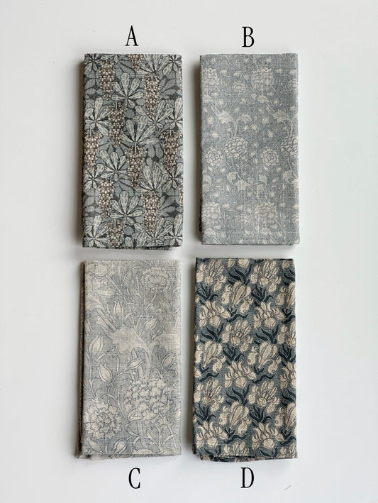 Blue Block Print Napkins