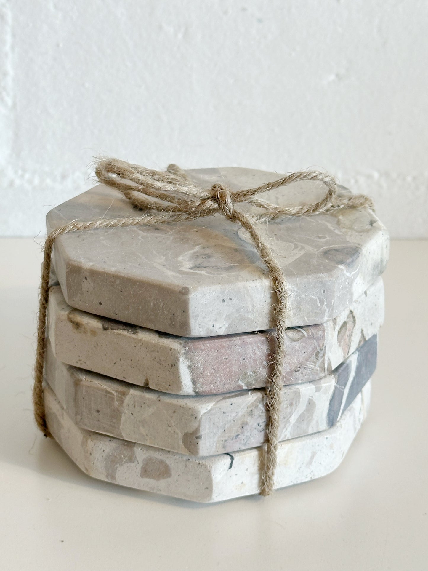 Beige Marble Coasters
