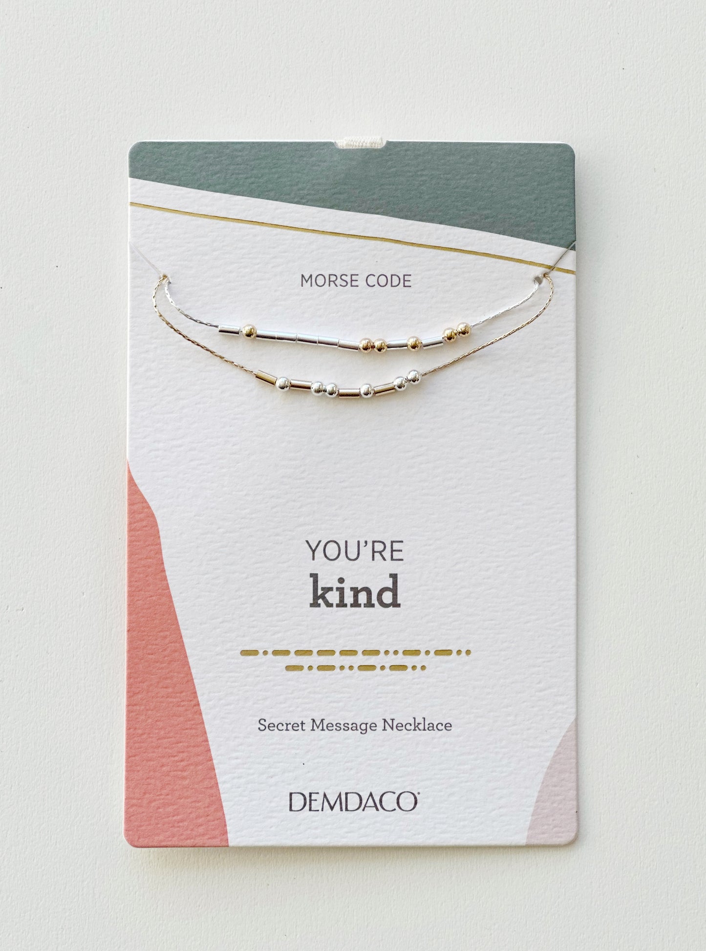 Morse Code Necklace